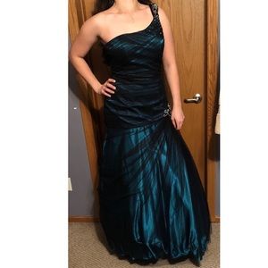 Emerald mermaid dress